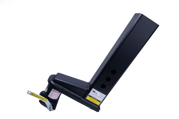 SB2 – POPUP-YOUNGS Gooseneck Trailer Coupler, Adjustable Square 9 Inch Offset 24000 Pound Capacity 2-5/16 Inch Ball F...